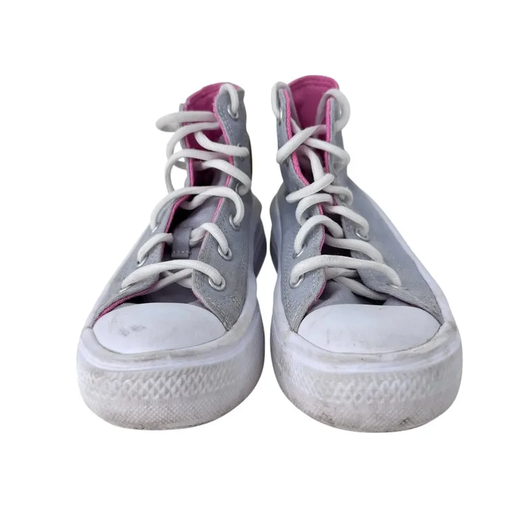 Converse Chuck Taylor All Star Move Platform Sneaker Youth 1 Gray White A02495C‎